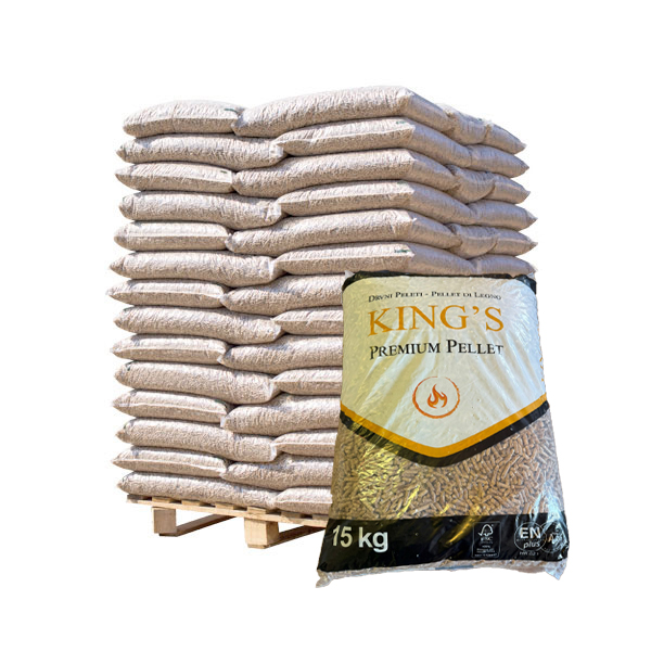 Bancale da 70 sacchi 15Kg pellet legno misto KING A1